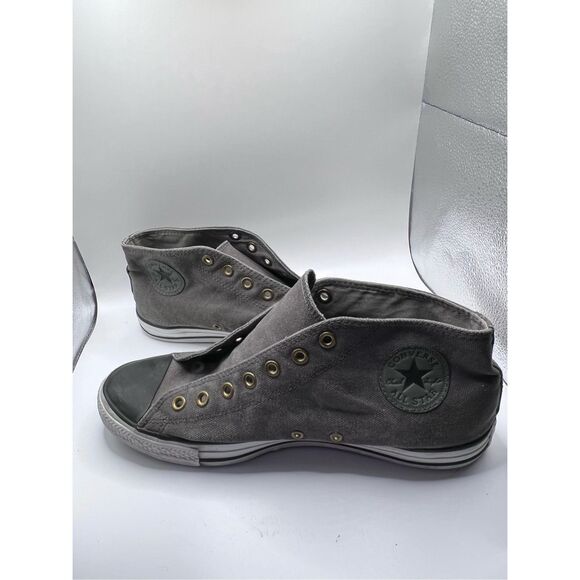 CONVERSE Chuck‎ Taylor Gray/Black Canvas Street Sneakers Unisex size M-11 W-13 - Picture 6 of 6